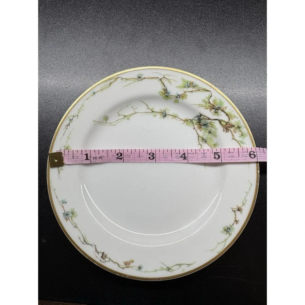 Vintage Haviland Limoge Salad Plate Woodland Arbor Vine